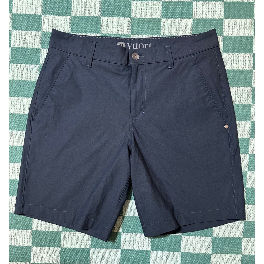 Vuori Men's Meta Short in Dark Blue Size 30